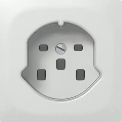 Prise SIDUS E T25 blanc brillant 