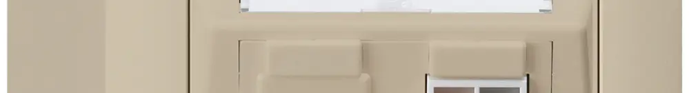 Prise AP audio kallysto 1×beige borne à étrier pour 1 haut-parleur 