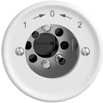 Contact pivotant ENC 1->0<-2 STANDARDdue blanc pour serrure, s.cyl. 