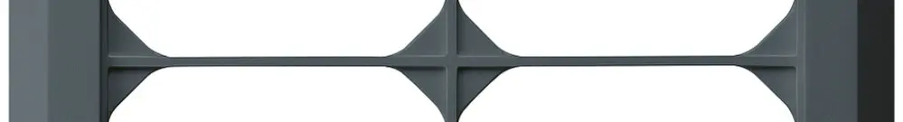 Telaio di copertura INC kallysto.line 2×2 antracite 152×152mm 