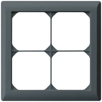 Telaio di copertura INC kallysto.line 2×2 antracite 152×152mm 