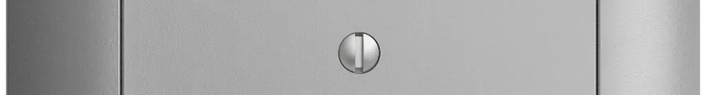 Frontset EDIZIOdue silver 88×88mm 2×T12 