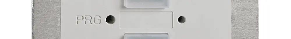 Poussoir KNX EDIZIOdue elegance BSM RGB, avec capteur de température 2-fois 