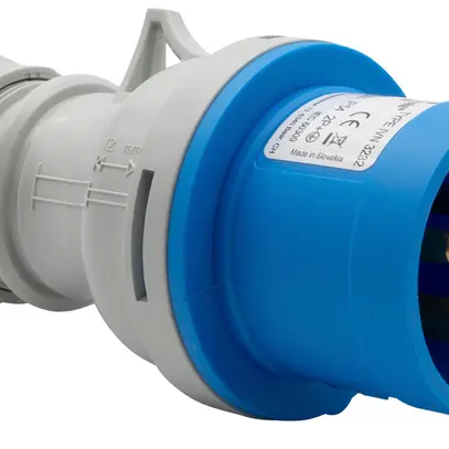 Spina Brennenstuhl CEE 32A 2L+PE 230V 6h blu Ø74×163mm IP44 