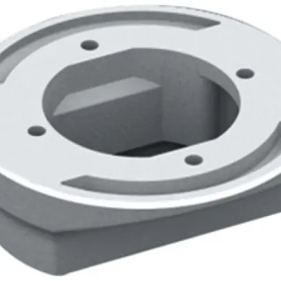 Adaptateur Rittal CP 6212.500 pour CP120 VESA 75/100 aluminium 