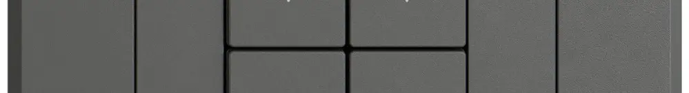 Stazione sec.variatore INC EDIZIO.liv Wiser SNAPFIX® 2 canali 4 tasti grs 