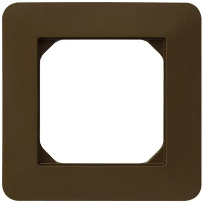 Cadre de recouvrement ENC kallysto.trend 1×1 brun 94×94mm 