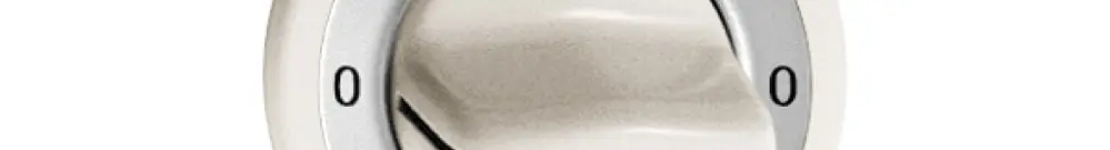 Kit frontal 0-Cuccina-0-Lavare pour interrupteur rotatif blanc 