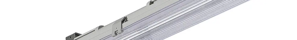 Luminaire pour locaux hum.Sylvania SYLPROOF G13 1×6.6W IP65 670mm gris 
