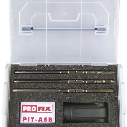 Jeu de forets avec aspiration PROFIX PIT-ASB, SDS-plus, Ø6/8/10×100/220mm 