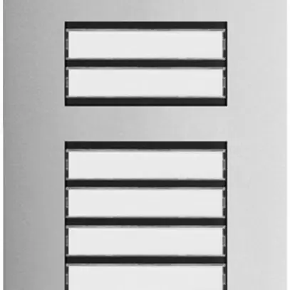 Postazione audio esterna Hager elcom.one 2-fili per 10appartamenti ac-pr 