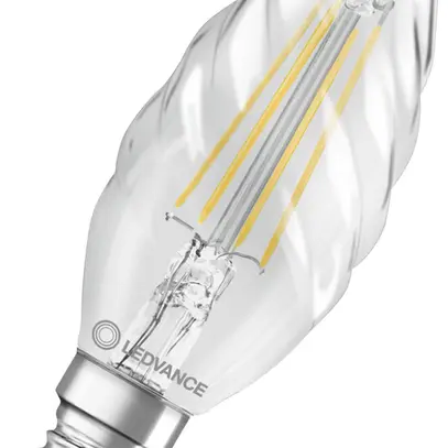 Lampe LED LEDVANCE CLAS BW E14 4W 470lm 2700K Ø35×100mm clair 