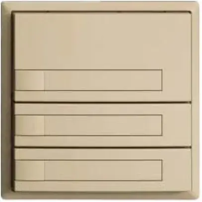 Poussoir KNX RGB EDUE, 250mW, s.LED, a.insert papier, 3×poussoir, 1×touche, van 