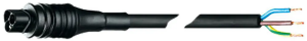 Câble de raccordement Wieland 3m 3L noir 