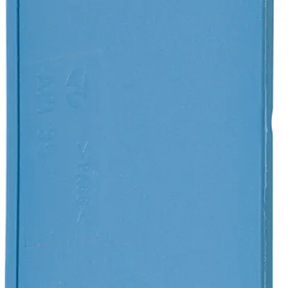 Parete d'estremità Hager per KXA06NH bride N 6mm² blu 