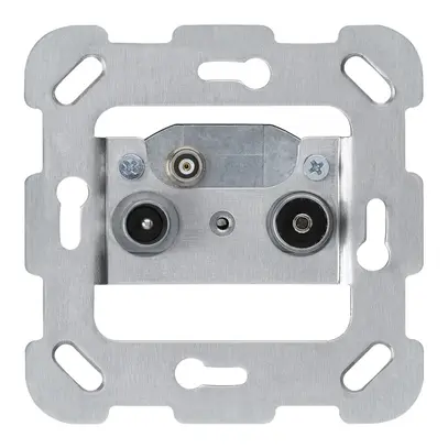 Inserto per presa antenna R/TV/dati Hager montaggio F 19dB 