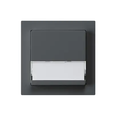 Kit frontale kallysto 60×60 antracite per pulsante per suoneria 