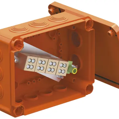 Boîte de dérivation Bettermann E30-E90 borne double 190×150×77mm 5×10mm² or 