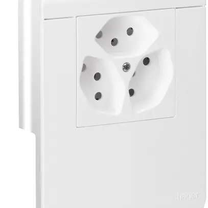 Scatola per apparecchi tehalit SL20080 3×T13 1×P, bianco traffico 