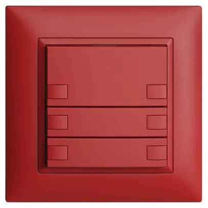 Pulsante KNX RGB INC EDUE FMI, 250mW, s.LED, 3×pulsante, com.2×tasti, ber 