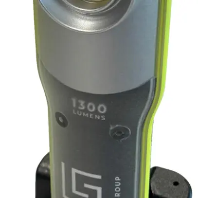 Lampada a mano LED Lumatec 10W 1300lm DC 3.7V IP54 materiale sintetico grigio 