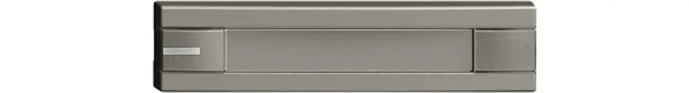 Touche 1/4 KNX/électron.a.LED+ pap.EDIZIOdue commande 2×gris foncé 