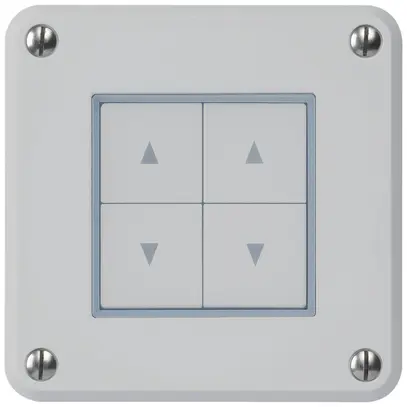 Interrupteur pour stores ENC robusto IP55 gris avec 4 touches de fonction combi 