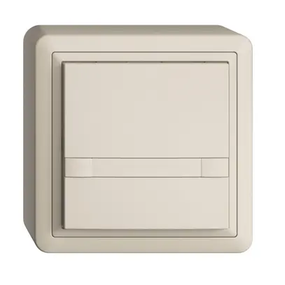 Poussoir KNX RGB AP EDUE, 250mW, s.LED, a.papier 1×poussoir comm.2×touches crema 