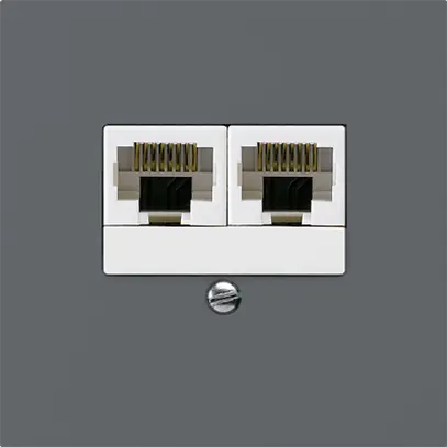 Scatola INC kallysto 2×RJ45u separato antracite 