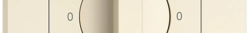 UP-Montageset EDIZIO.liv SNAPFIX® f.Drehschalter m.Griff 0-Hiver-0-Été cr 