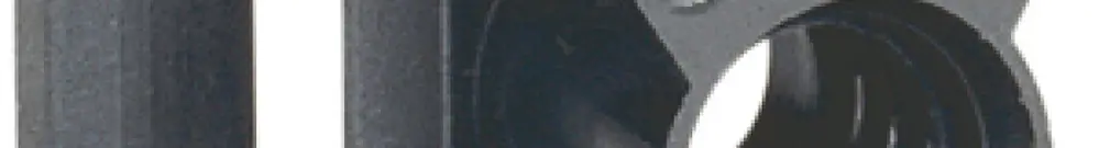 Zoccolo a vite Colson nero 
