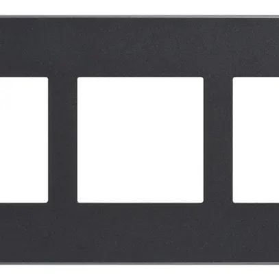 Intestazione INC Legrand Arteor 1×3, orizzontale, grigio grafite 