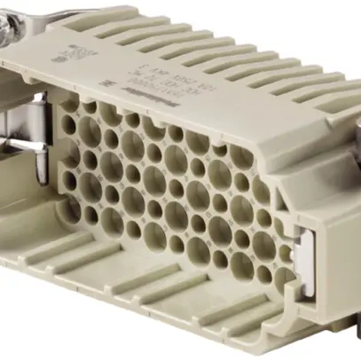 Insert mâle Weidmüller HDC HDD 250V 10A 72L à sertir grd.6 