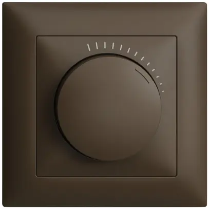 Régulateur de vitesse ENC EDUE 230VAC, 1 phase, 20…400VA, 88×88mm, coffee 