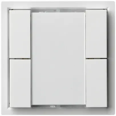 Poussoir multifonction ENC KNX kallysto quadruple blanc 