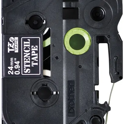 Cassette à ruban pochoir Brother STE-151 24mm×3m, noir 