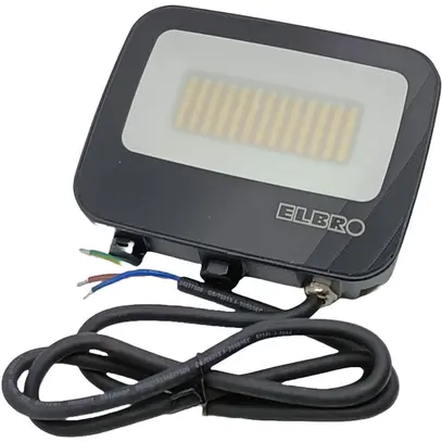 Projecteur LED ELBRO CCT 30W 3000…6000K IP66 120° 150×125mm noir 
