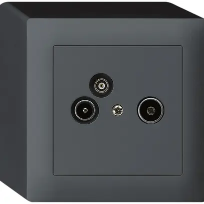 Prise pour antenne AP R/TV-Données kallysto 2GHz 4dB anthracite 