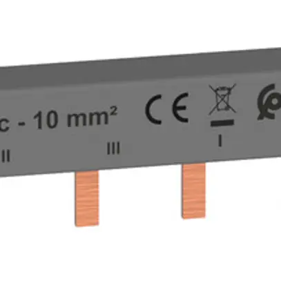 Pettine di raccordo HX³standard 3P 3Ph perno 10mm² 63A 213mm grigio 