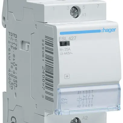 Contacteur AMD Hager 12VAC 2 fermeur 2 ouvreur 25A 2UM 