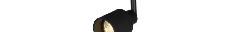 Projecteur SLV PURI TRACK GU10 50W adapt.1-ph. Ø64mm noir 