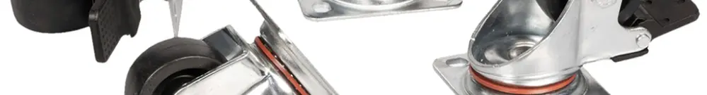 Roulette de transport ROLINE 60×75×40mm zinc 4pcs 