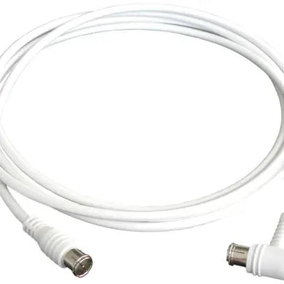 Anschlusskabel WISI SD080150 F-Quick auf F-Quick Winkel, 1.5m, weiss 