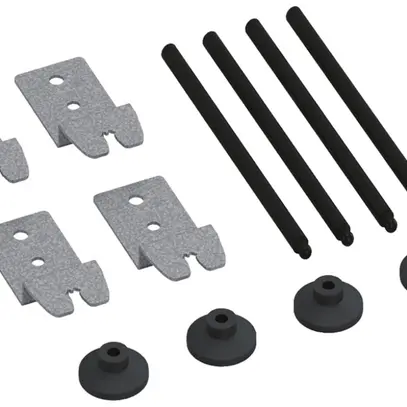 Kit de nivellement Hager longueur 150mm pour cassette nivelable et ext.hauteur 