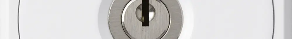 Contatto rotativo a chiave INC robusto bianco senza coperchio invertitore combi 