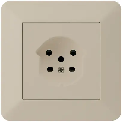 Presa INC HA kallysto.trend tipo 15 con morsetti a innesto beige 