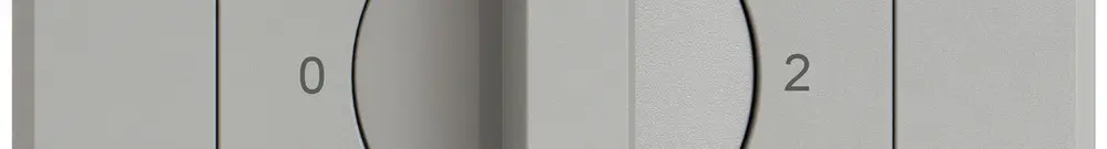Kit di montaggio INC EDIZIO.liv SNAPFIX® p.interr.rot.manop.0-1-2-3 grc 