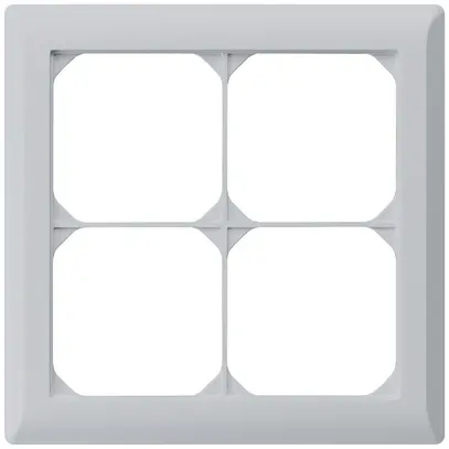 Telaio di copertura INC kallysto.line 2×2 grigio chiaro 152×152mm 