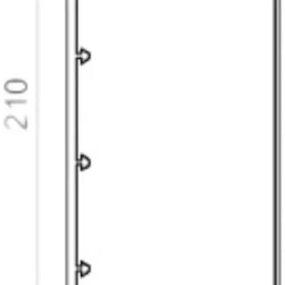 Canale d'installazione Bettermann WDK 80×210×2000mm bianco puro 
