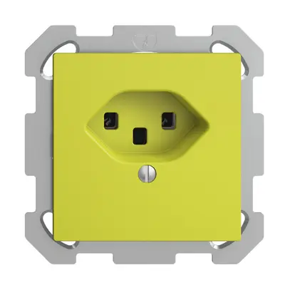 Presa INC EDIZIOdue T23 16A lemon, morsetti a vite 